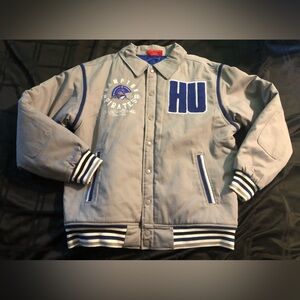 Gray HU Varsity Jacket